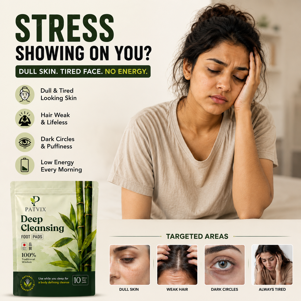 "Better Nights. Healthier Looking Mornings." Deep Body Detox Patches