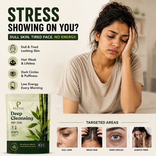 "Better Nights. Healthier Looking Mornings." Deep Body Detox Patches