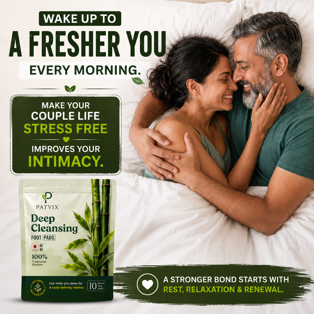 "Better Nights. Healthier Looking Mornings." Deep Body Detox Patches