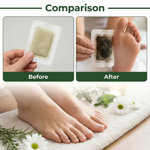 "Better Nights. Healthier Looking Mornings." Deep Body Detox Patches